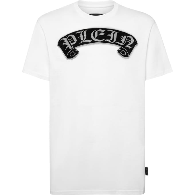 T-Shirt Ronde Hals Gothic Plein