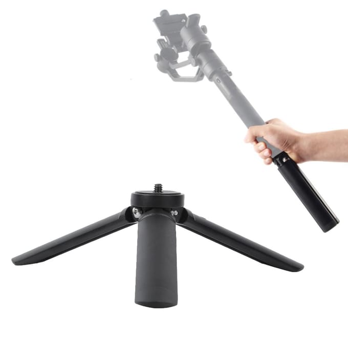 Mini Desktop Statief van Aluminiumlegering 10KG Draagvermogen Handheld Stabilisator Beugel voor DJI black