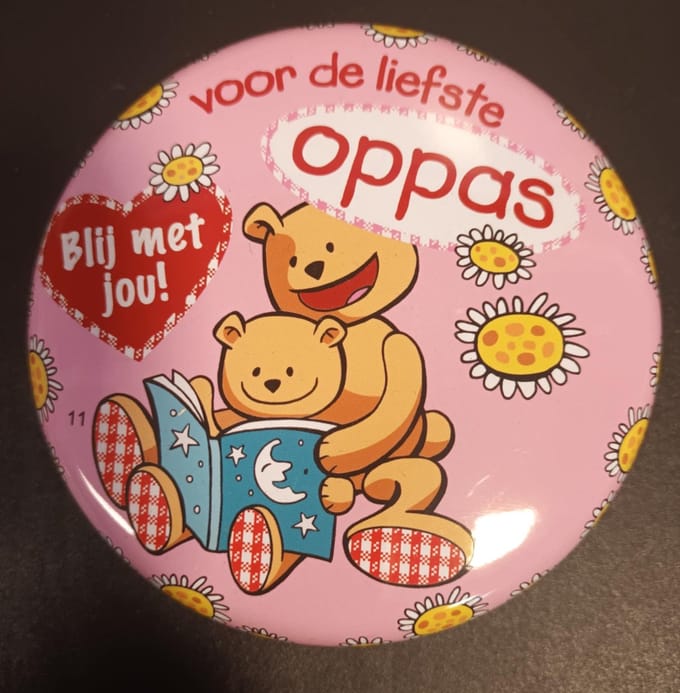 Voor de liefste oppas - potje in blik