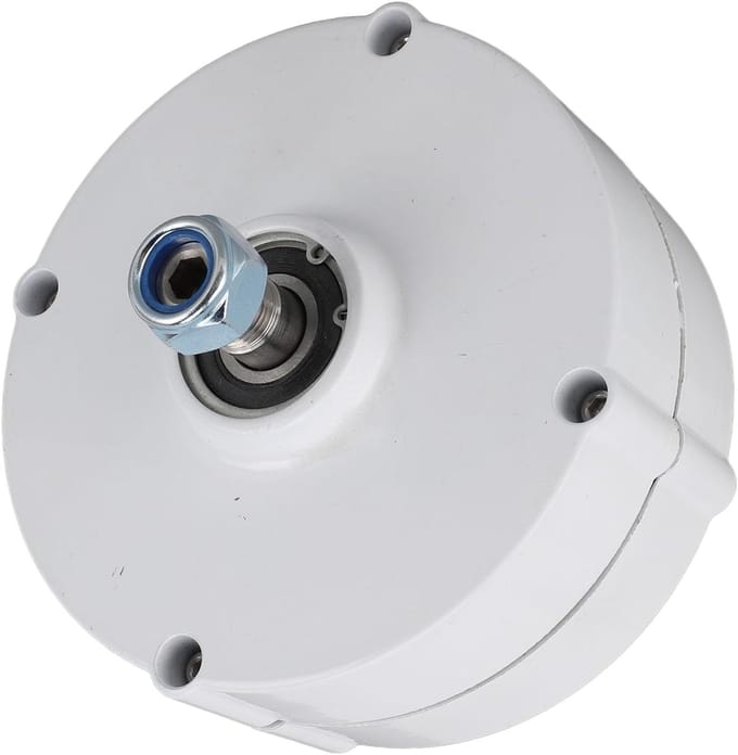 AC Generator - Windturbine Motor - Hernieuwbare Energie - Hoge Efficiëntie - 200W - Zilver