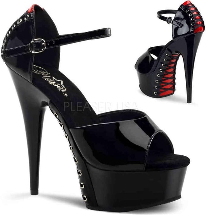 EU 45 = US 14 | DELIGHT-660FH | 6 Heel, 1 3/4 PF Close Back Sandal