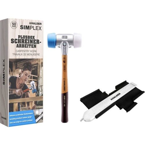 Halder SIMPLEX-Plusbox 3117s004 Kunststof hamer 500 g 145 mm 1 stuk(s)