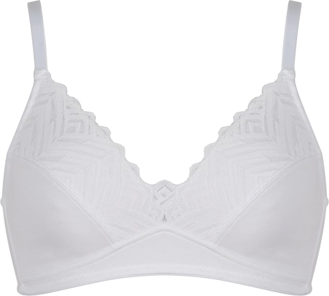 Naturana soft BH zonder beugels maat 80D wit