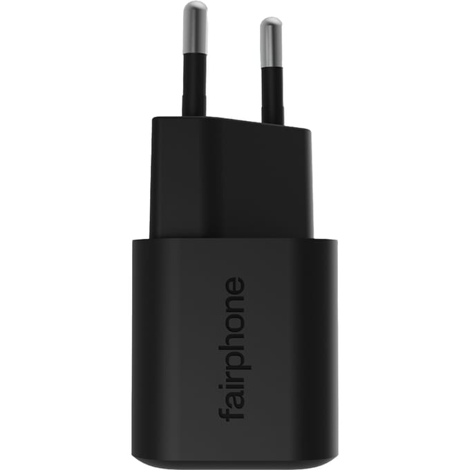 Fairphone USB-C Fast Charger 30W - GaN oplader - Zwart