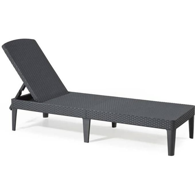 Allibert Jaipur Ligbed – 187,5x58x29cm – Grafiet