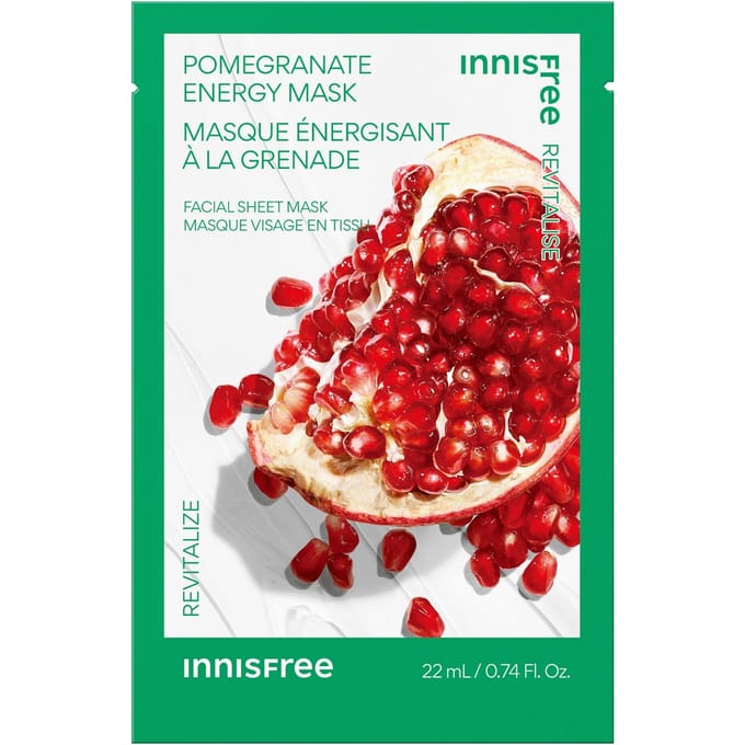 INNISFREE Pomegranate Revitalising & Radiant Sheet Mask 22ml