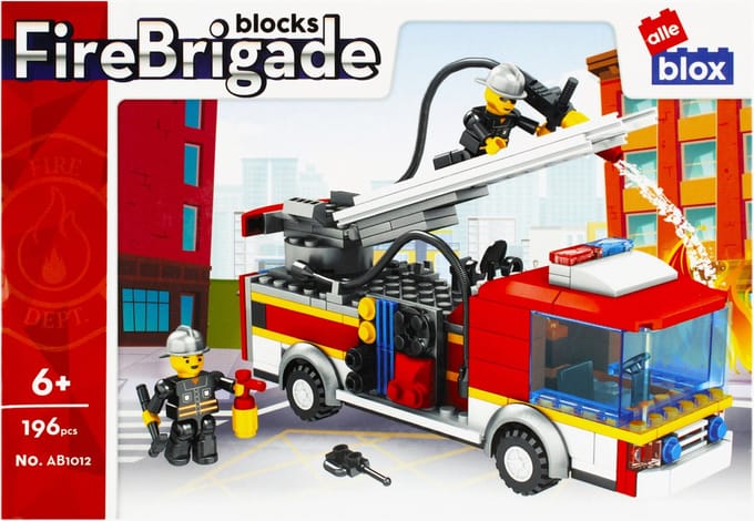 alle blox FireBrigade - Brandweerauto - 478249