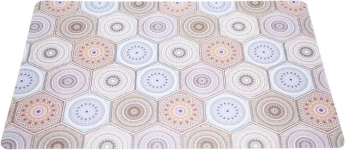 Cosy & Trendy Placemat Mozaiek Blauw 43.5x28.5cm