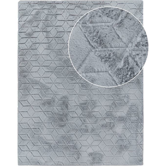 Vachtkleed Arnia grijs  60x100 cm