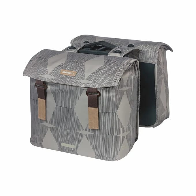 Dubbele fietstassen Basil Elegance Mik (x2)