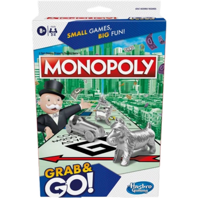 Hasbro Monopoly Grab & Go Reisspel