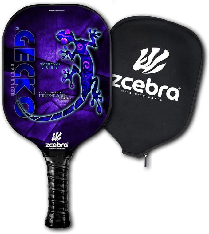 Lichte Glasvezel Pickleball Rackets met Polypropyleen Kern en Ruwe Textuur