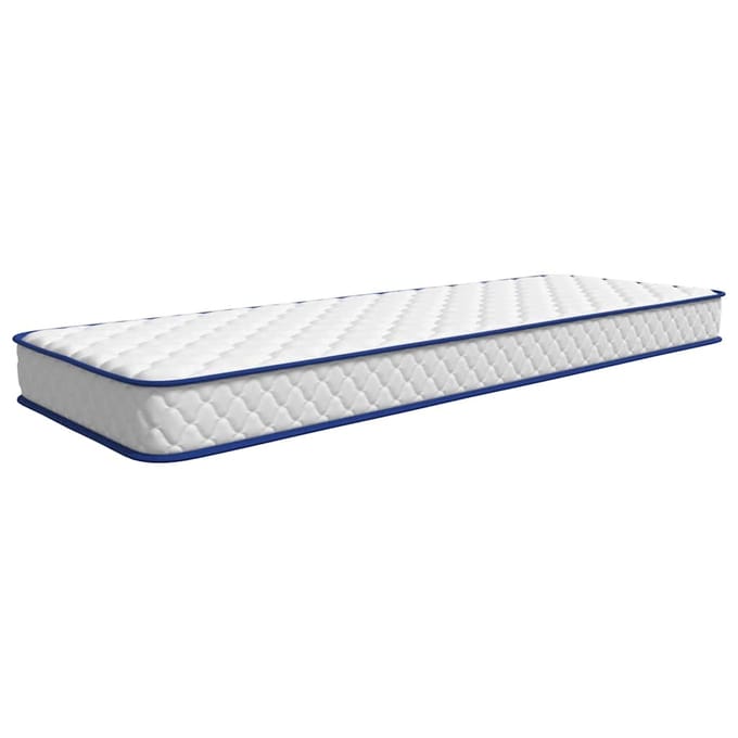 vidaXL - Traagschuimmatras - 70x200x17 - cm - Zacht - wit