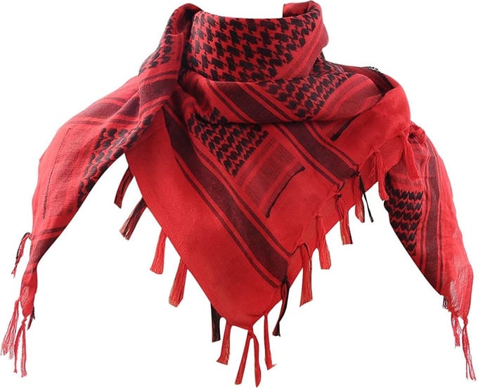 Achilles® Shemagh - PLO Sjaal - Arafat Sjaal - Arabische Shemagh - Keffiyeh