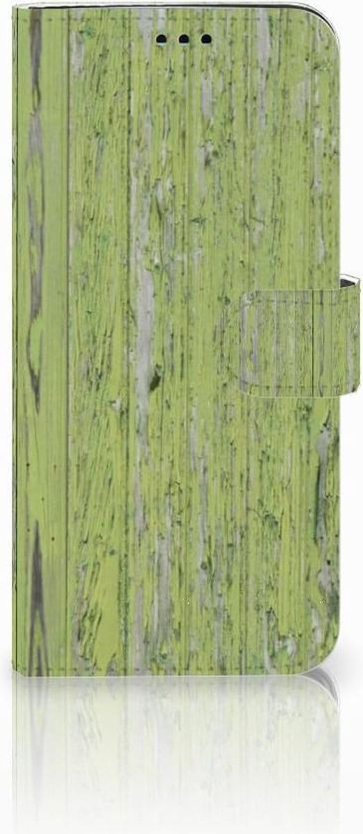 Samsung Galaxy S9 Plus Book Style Case Green Wood
