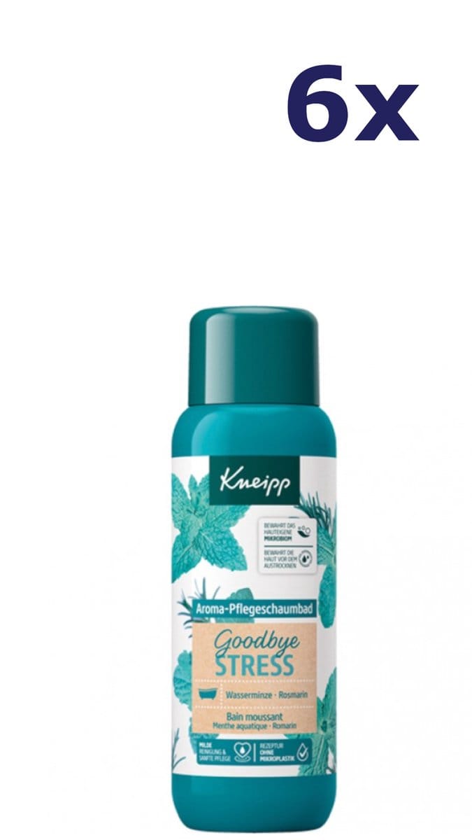 6x Kneipp Aroma badschuim 400ml Goodbye Stress