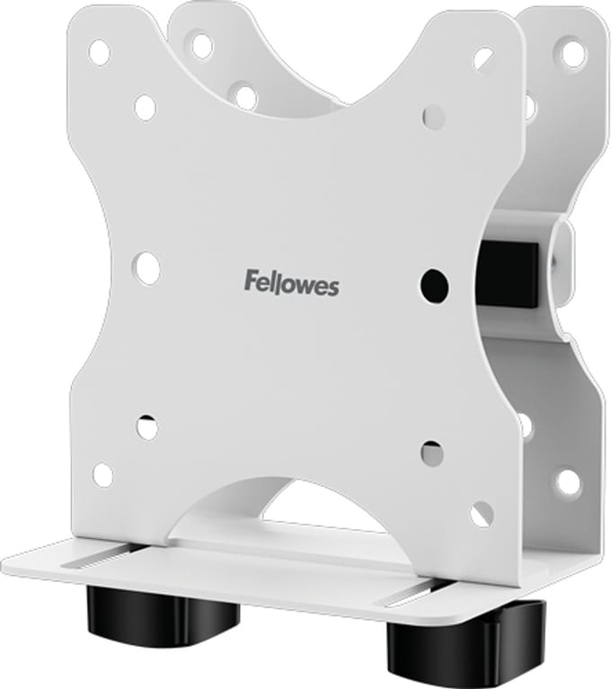Fellowes - Thin Client Holder - Wit - CPU houder - 3-in-1 bevestigingsmethode - ruimtebesparend ontwerp