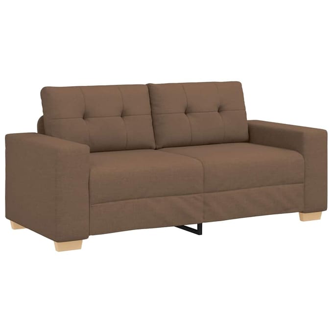 vidaXL - Loveseat - Bank - Bruin - 180x77x82 - cm - Stof