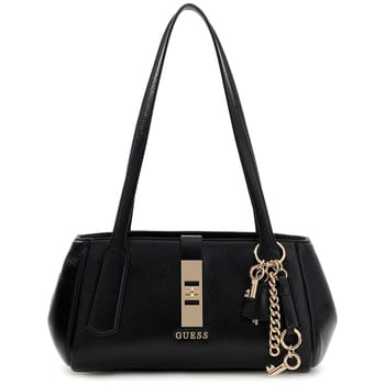 GUESS schoudertas Brooke Shoulder Satchel Bag Black zwart