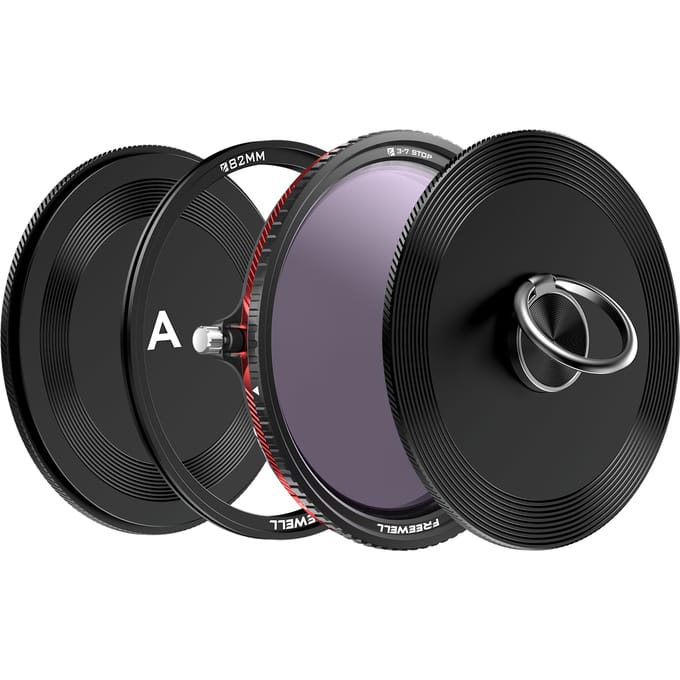 Freewell V2 magnetisch hybride VND/CPL 3-7 stops filter - digitale camera's Premium kwaliteit verstelbare VND- en CPL-filtercombinatie