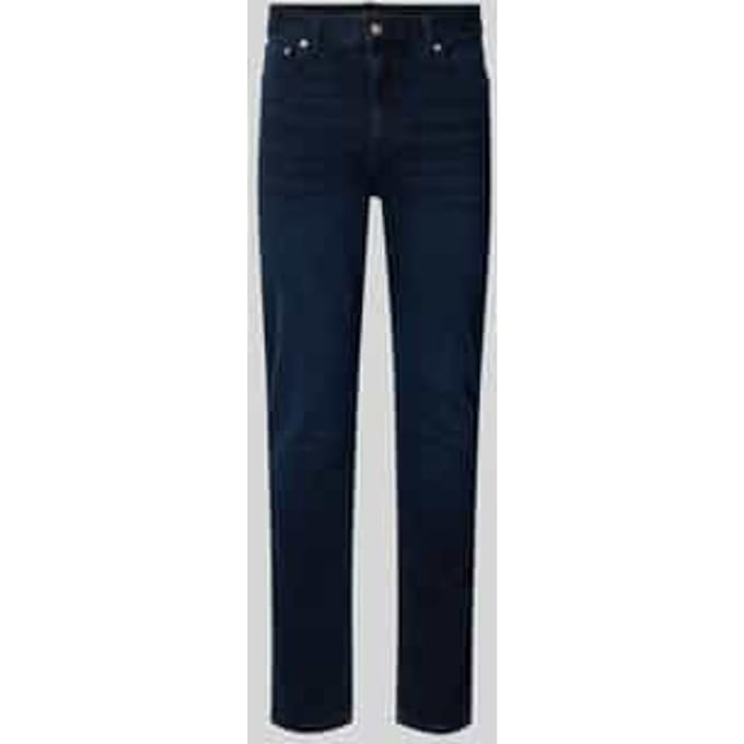 Slim fit jeans van katoenmix