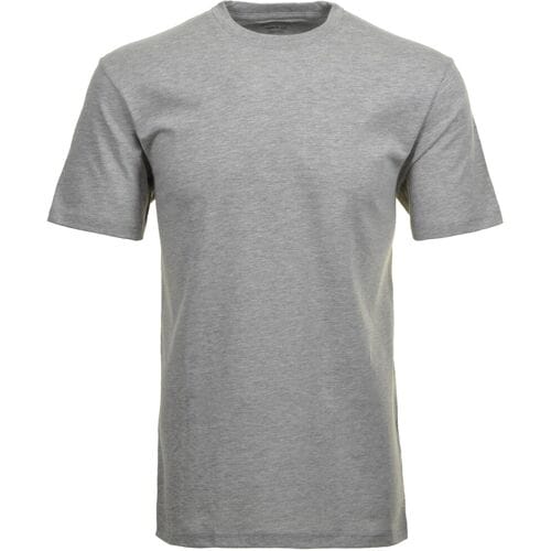 Ragman T-Shirt Uni Round Neck Single Jersey 2Pack Grijs Melange / male