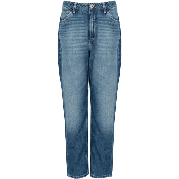 Guess Jeans Mom Fit Vrouw blauw