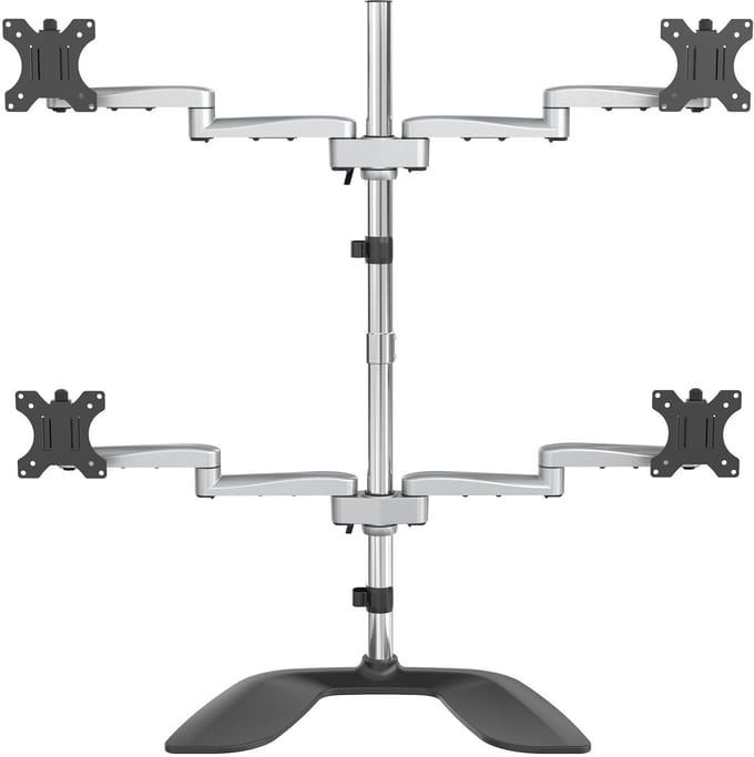 StarTech.com Quad-Monitor Stand - For up to 32" VESA Mount Monitors - stand (adjustable arm)