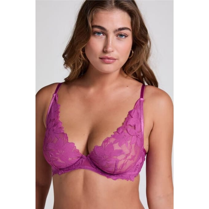 Hunkemöller Niet-voorgevormde beugel bh Ingrid Paars