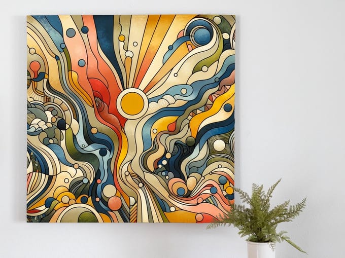 Kunstprint | Wanddecoratie | Forex | 100 × 100 cm