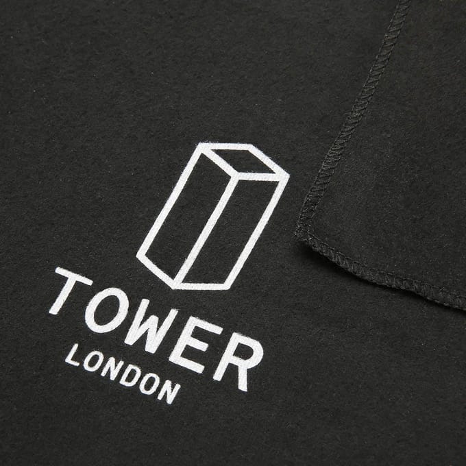 TOWER Schoenpoetsdoek - Één maat (Zwart)