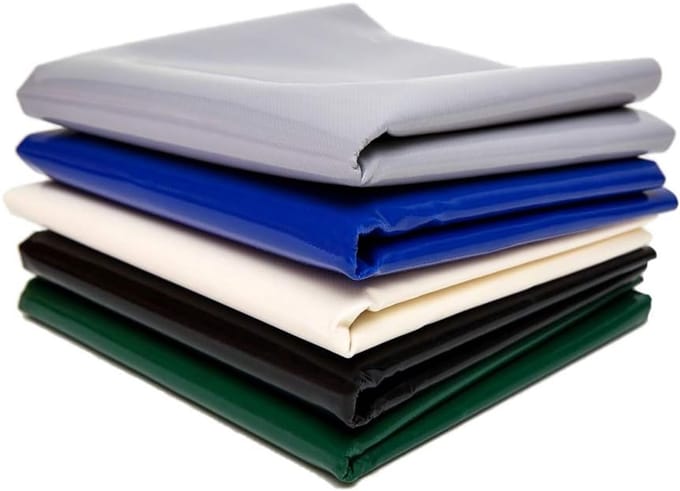 Vrachtwagenzeil PVC - Afdekzeil Metergoed - Bescherming Buiten - Scheurvast Waterdicht - 3m x 6m - Wit