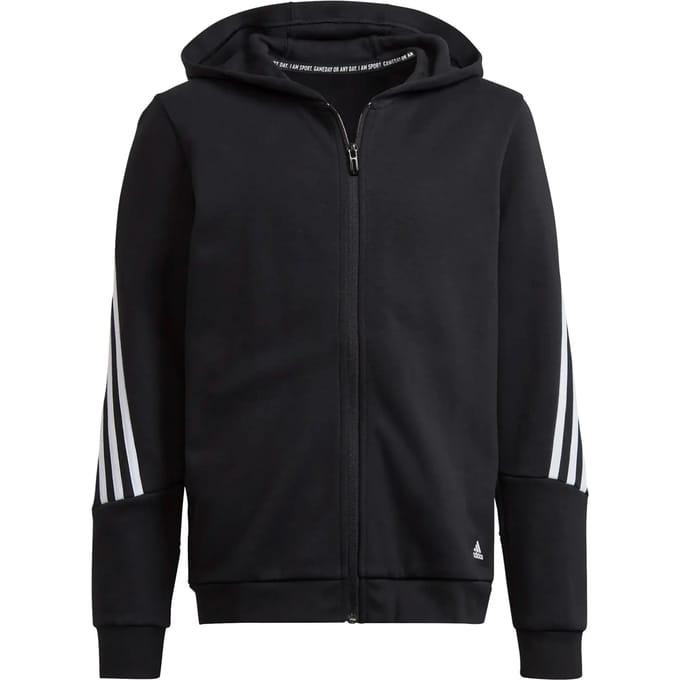 Junior Hoodie adidas Future Icons 3-Stripes Full-Zip