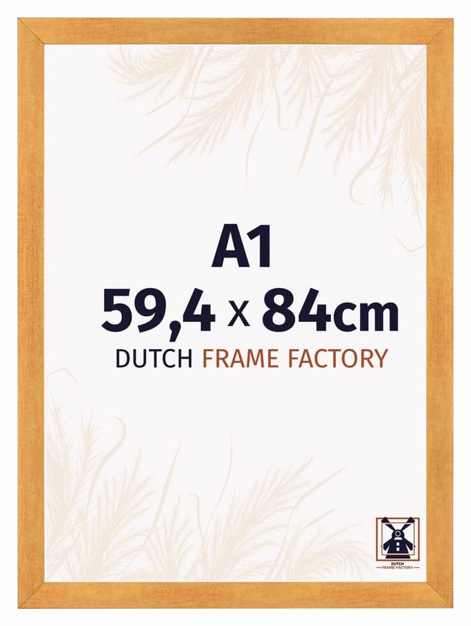 Fotolijst A1 59,4x84 cm - MDF - Oranje - Praag