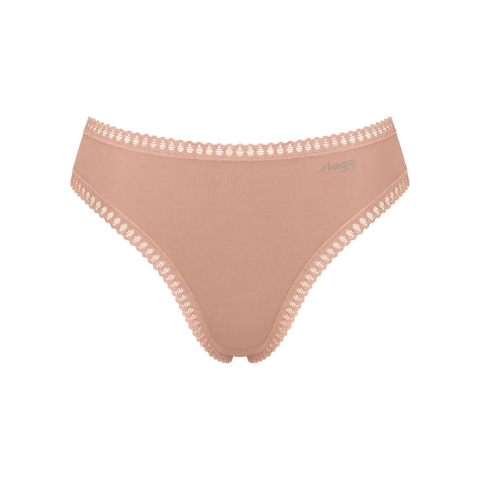 Sloggi Women GO Crush High leg (3-pack) - dames slip - beige