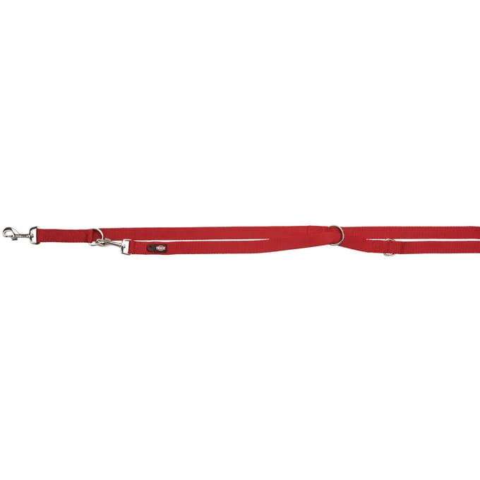 Trixie Premium adjustable leash XS: 2.00 m/10 mm Rood