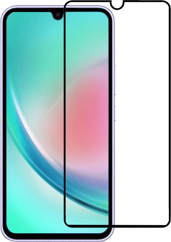 Screenprotector - Geschikt voor Samsung Galaxy A34 - Full Cover - Gehard Glas - Beschermglas - Tempered Glass - Screen Protector