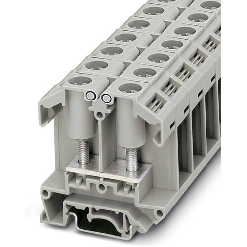 Phoenix Contact 0790491 Doorgangsklem 18 mm Boutaansluiting Grijs 50 stuk(s)