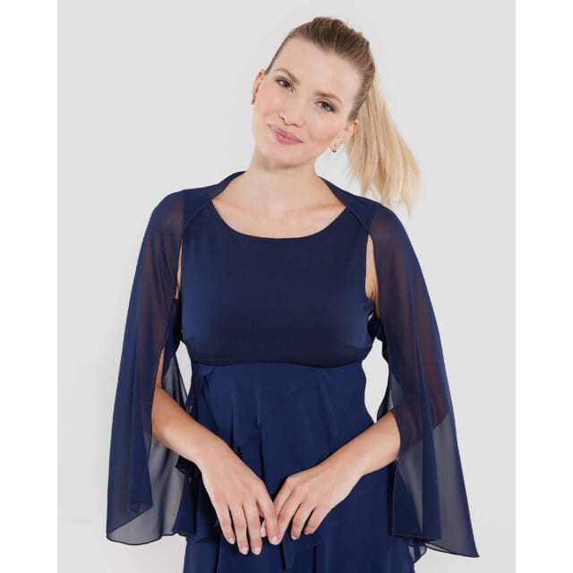 Bolero met opengewerkte voorkant