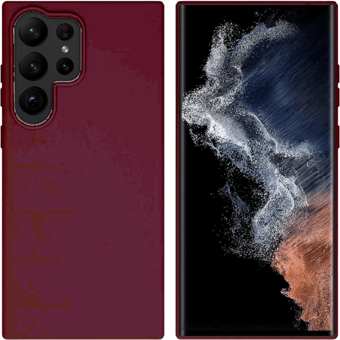 Kees Galaxy S23 Ultra Telefoonhoesje Bordeaux