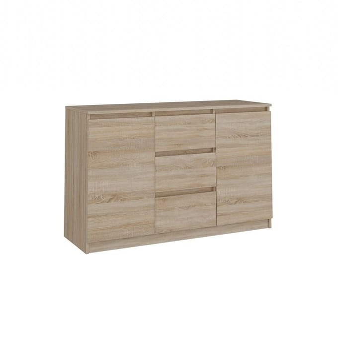 kledingkast - Ladekast 120cmx75cm sonoma