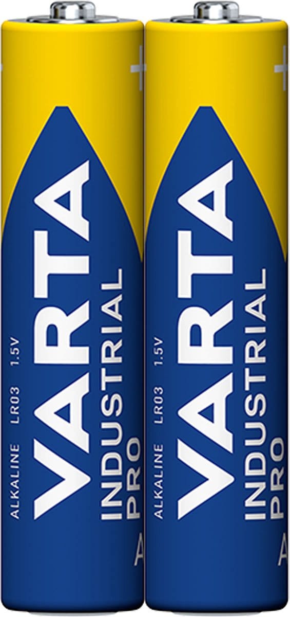 VARTA Industrial Pro batterij AAA Micro Alkaline LR03 2-pack