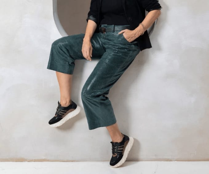 Tango Dames Sneaker Kady Fat Black | Zwart | Maat: 39