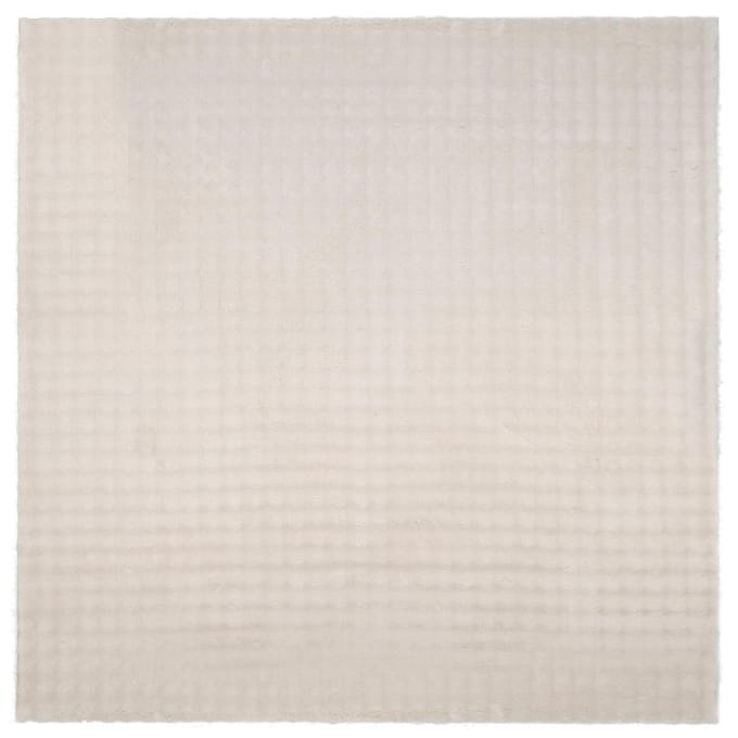 vidaXL - Vloerkleden - Vierkant - SIROLO - Beige - 200 - x - 200 - cm - Polyester