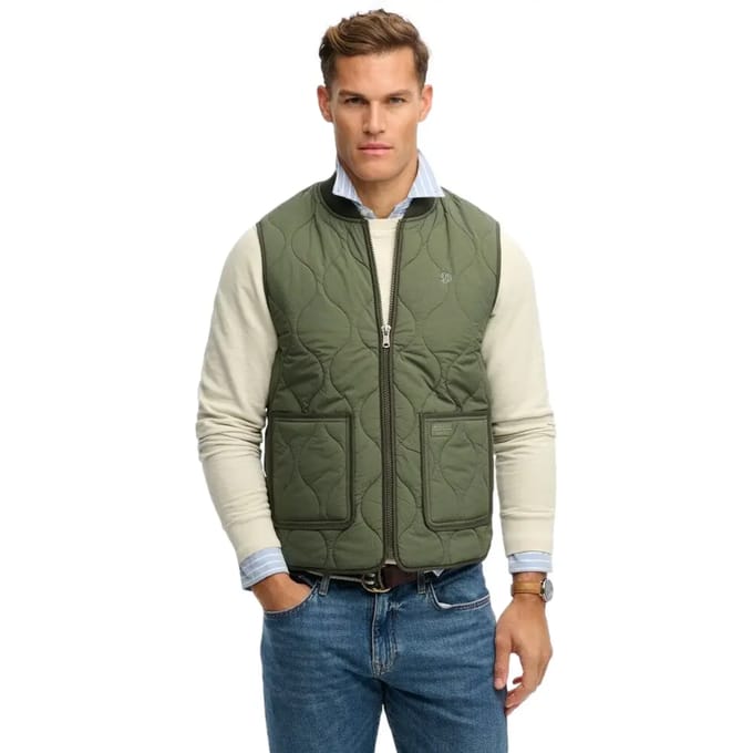 Superdry - Military Liner Bodywarmer - Heren - Gilets