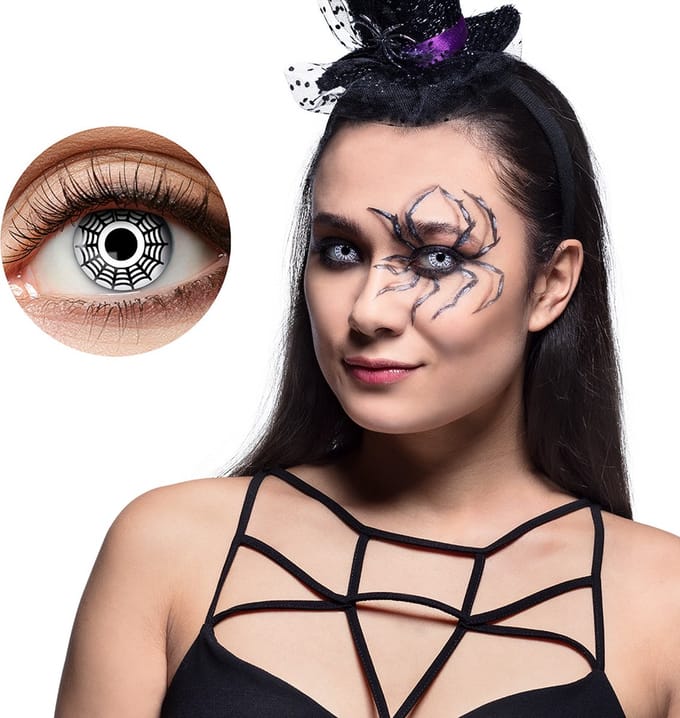 Boland - Paar weeklenzen Spin - Volwassenen - Halloween en Horror - Halloween contactlenzen - Horror