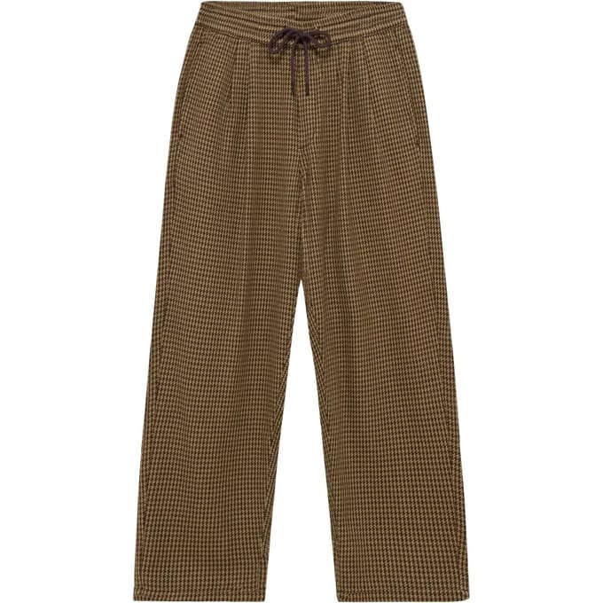 Casual broek KnowledgeCotton Apparel Ozone Houndtooth
