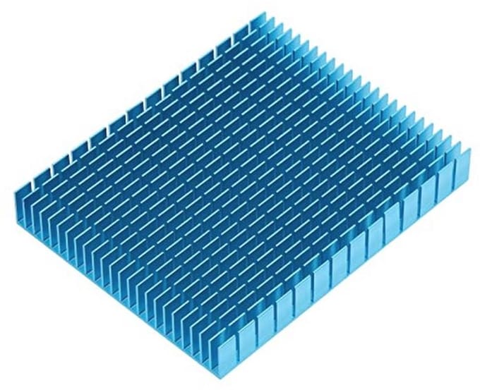 Aluminium Koellichaam 150x120x20mm voor CPU en Versterker PCB