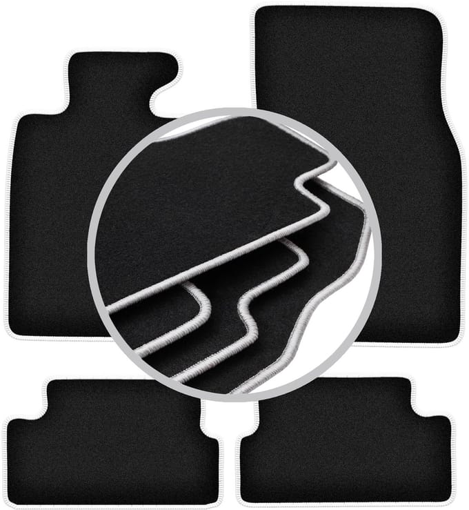 CARLUX-SILVER automatten voor: Mini Cooper II R57 cabriolet (2006-2013)