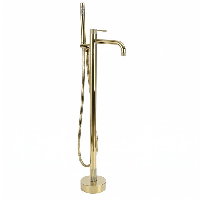 Rea - Venti - Vrijstaande Badmengkraan - Gouden - 26x16x115cm